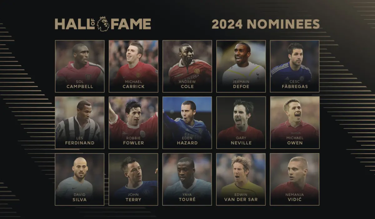 Danh sách 15 đề cử Hall of Fame mới nhất sau khi Ashley Cole được vinh danh