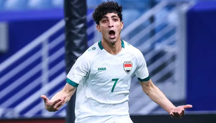 Ali Jasim ghi bàn thắng duy nhất cho U23 Iraq