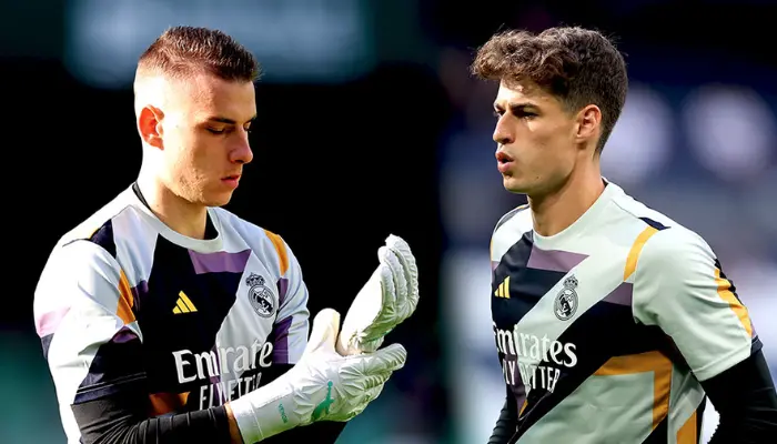 Andriy Lunin và Kepa Arrizabalaga