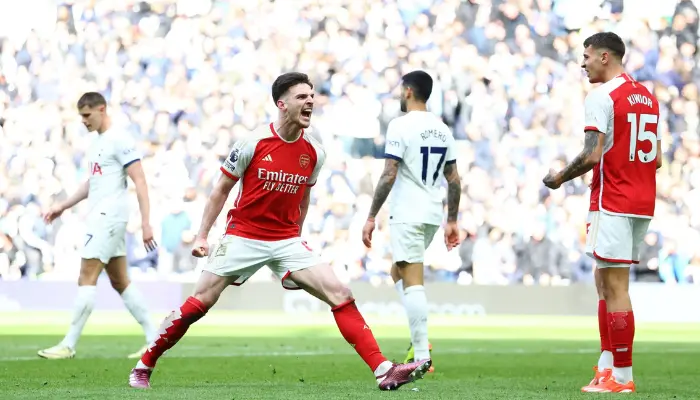 Arsenal vừa đánh bại Tottenham với tỷ số 3-2 cuối tuần trước