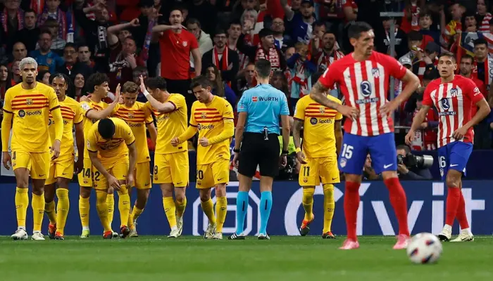 Atletico Madrid 0-3 Barcelona