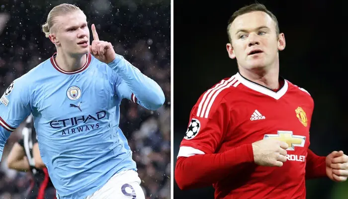 Erling Haaland Wayne Rooney