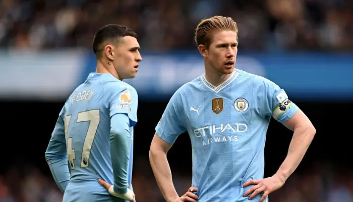 Foden thường xuyên được sử dụng thay thế De Bruyne mùa này