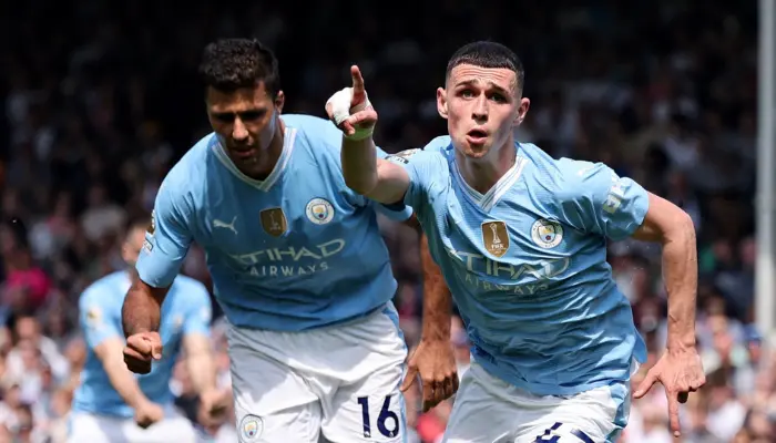 Foden và Rodri tỏa sáng giúp Man City lên ngôi vô địch Premier League lần thứ 4 liên tiếp