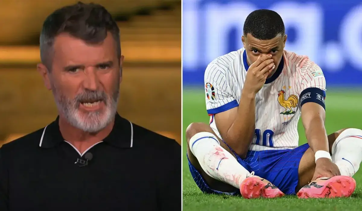 Huyền thoại Roy Keane chỉ trích Mbappe sau hành động câu giờ của anh.