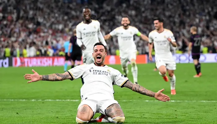 Joselu hoàn tất cú lội ngược dòng ngoạn mục cho Real Madrid