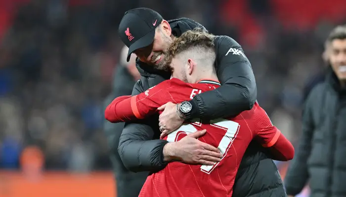 Jurgen Klopp Harvey Elliot