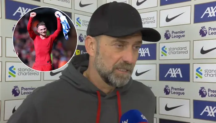 Jurgen Klopp khen ngợi màn trình diễn của Mac Allister