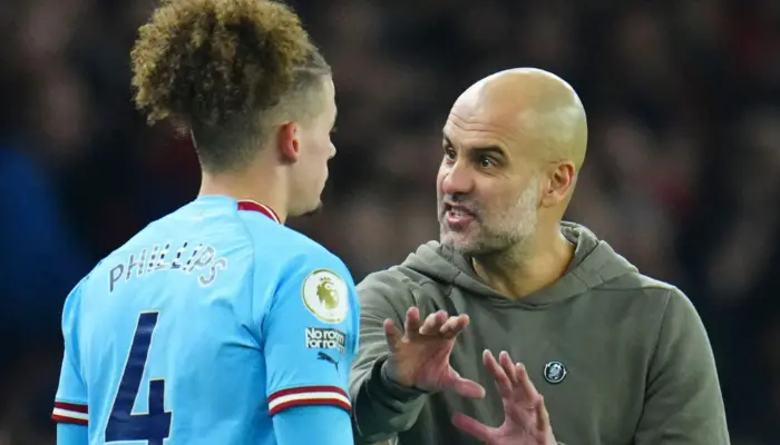 Kalvin Phillips Pep Guardiola 1