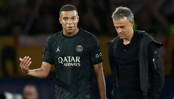 Kylian Mbappe Luis Enrique