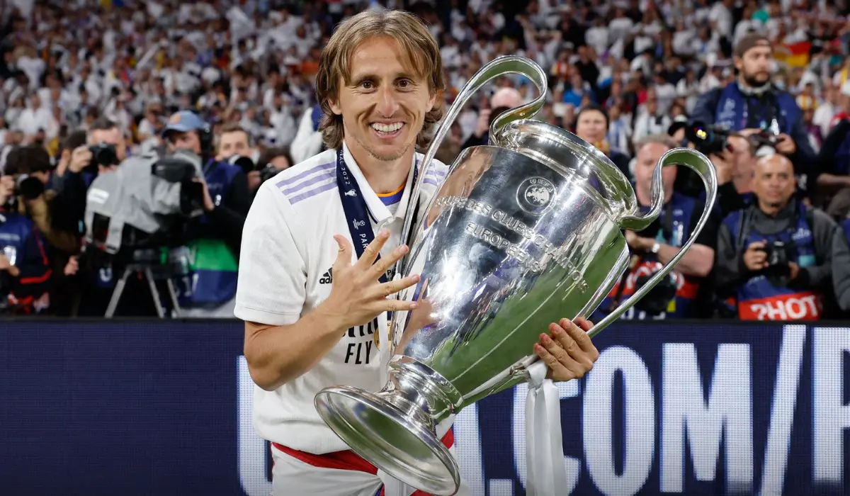 Luka Modric giành 5 chức vô địch Champions League cùng Real Madrid