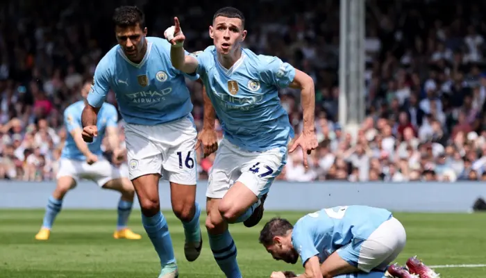 Man City đứng trước cơ hội vô địch Premier League sau màn hủy diệt Fulham 4-0