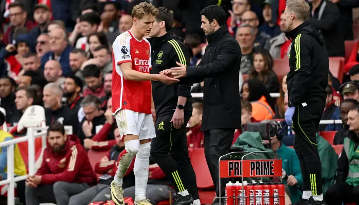 Martin Odegaard đang gặp vấn đề về thể lực