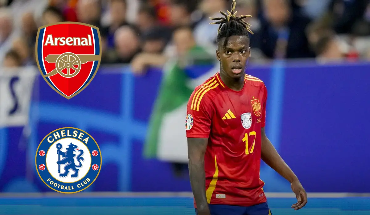 Nico Williams đang lọt vào tầm ngắm của Arsenal và Chelsea