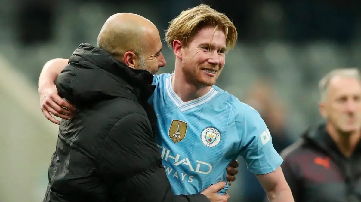 Pep Guardiola Kecvin de Bruyne