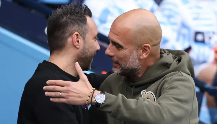 Pep Guardiola khẳng định De Zerbi sẽ là HLV tiếp theo của Man City