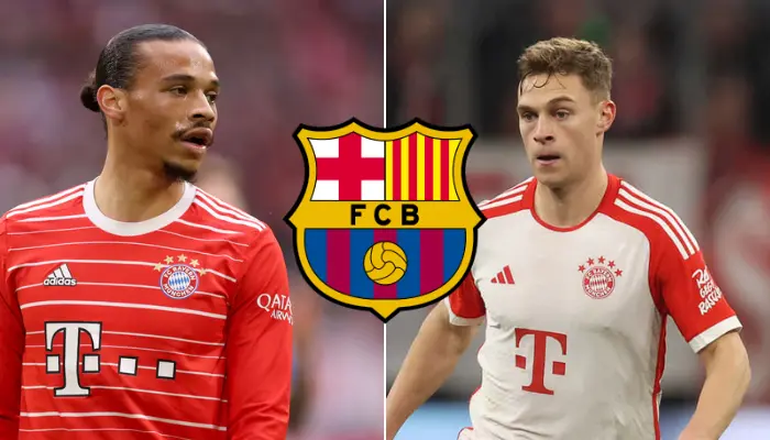 Sane và Kimmich đang là hai ứng cử viên tiềm năng chuyển đến Barcelona