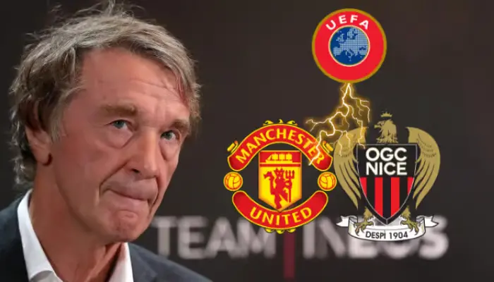 Sir Jim Ratcliffe đang sở hữu cùng lúc Man United và Nice