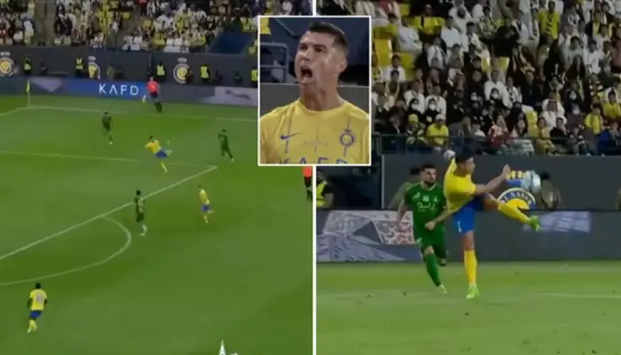 Siêu phẩm vô lê từ mép vòng cấm của Ronaldo