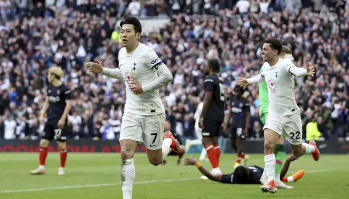 Son Heung-min cùng đồng đội giành chiến thắng nhọc nhằn trước Luton Town