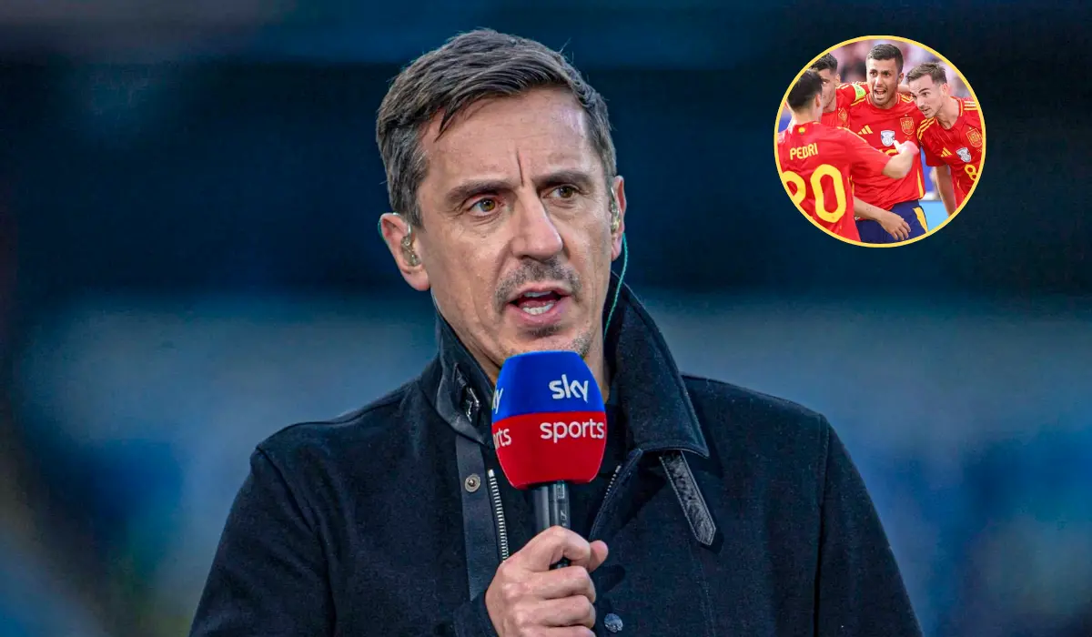 Gary Neville chỉ ra 2 mối đe dọa lớn nhất của Tây Ban Nha khiến tuyển Anh 'ôm hận'