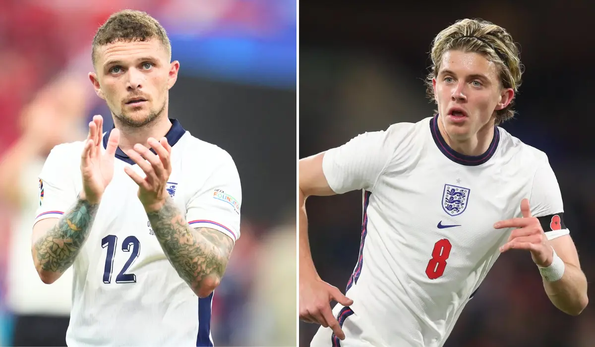 Kieran Trippier và Conor Gallagher 