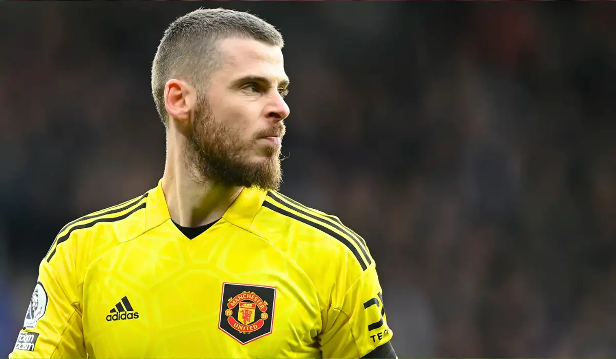 David De Gea tức giận.