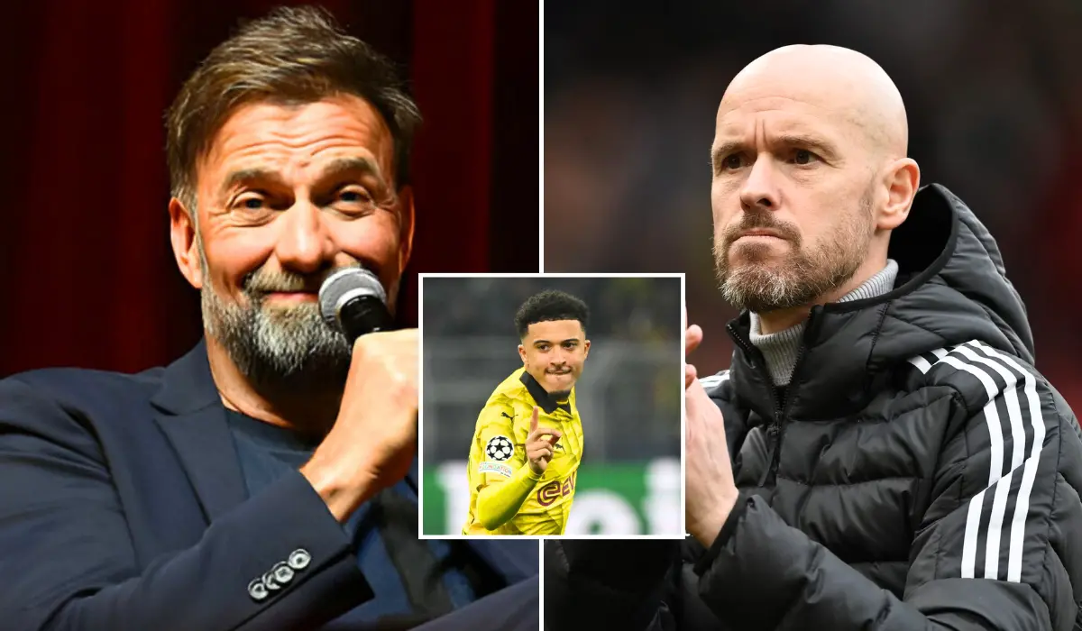 Jurgen Klopp lên tiếng chỉ trích Man Utd 'đày đọa' Sancho