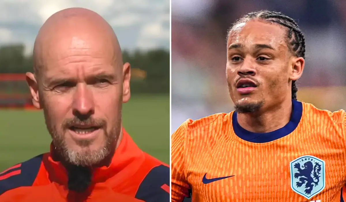 Erik ten Hag nói về Xavi Simons.