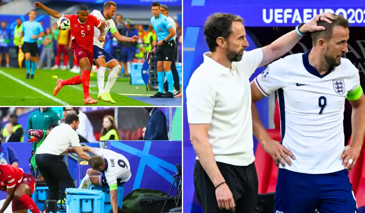 Harry Kane gặp chấn thương sau pha va chạm 'kỳ lạ' với Gareth Southgate