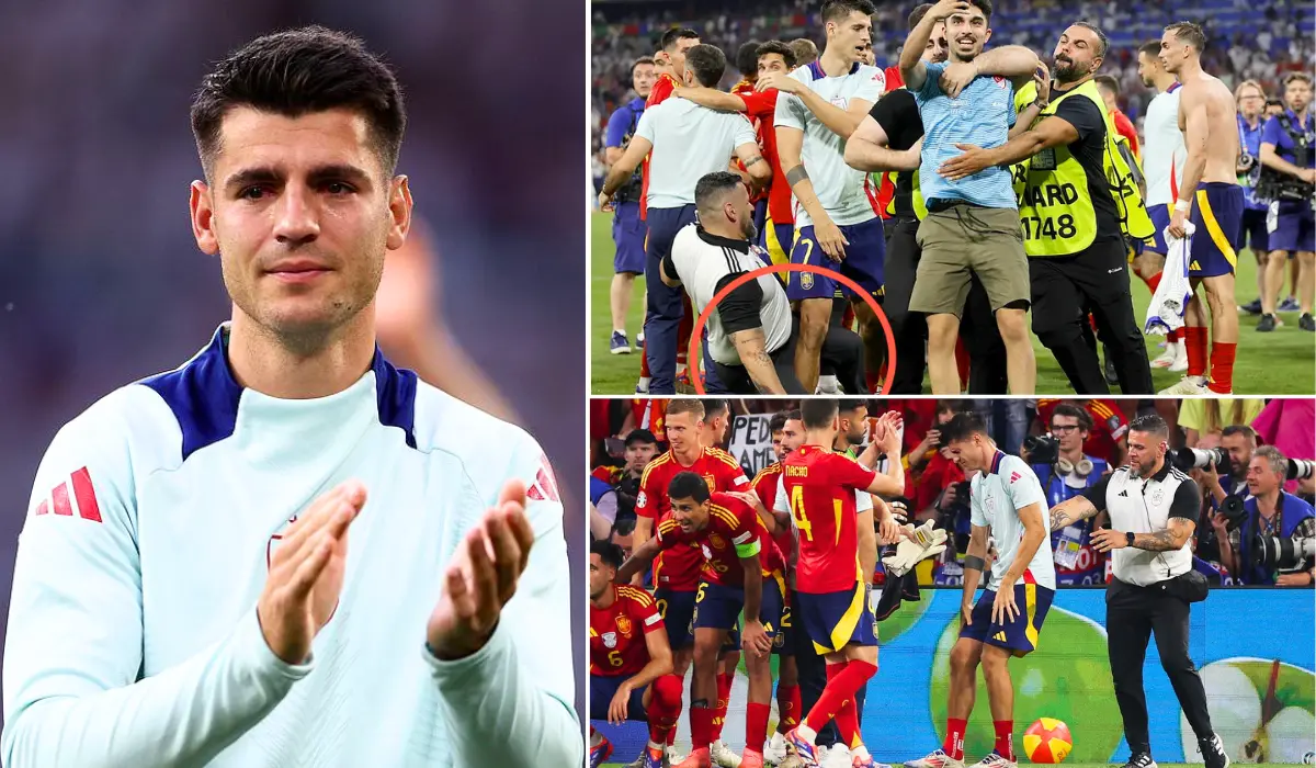 Alvaro Morata dính chấn thương kỳ lạ, khả năng bỏ lỡ trận chung kết Euro