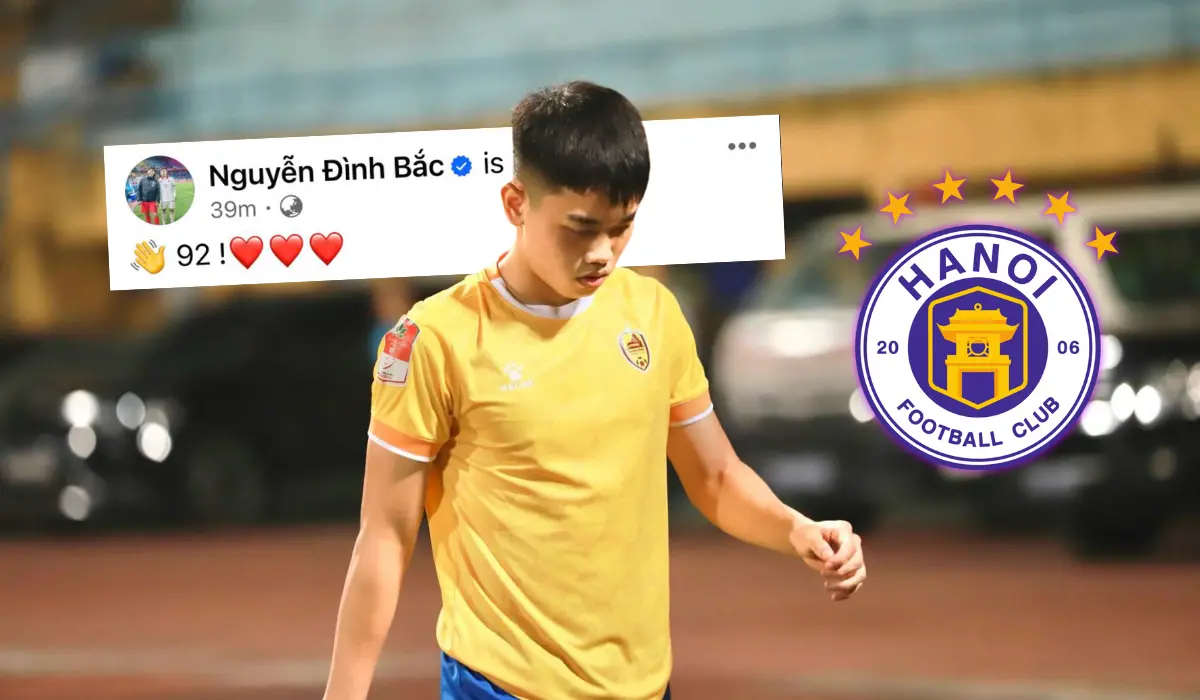 NÓNG: Thương vụ giữa Hà Nội FC và Nguyễn Đình Bắc bất ngờ 'có biến'