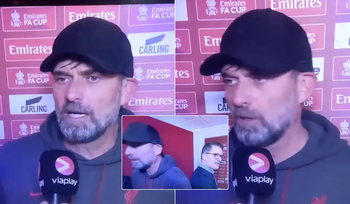 Jurgen Klopp tức giận rời khỏi cuộc phỏng vấn sau câu hỏi 'ngớ ngẩn' của phóng viên