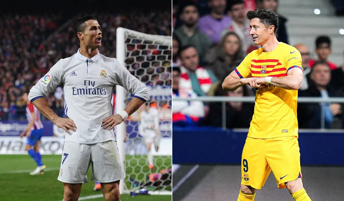 Lewandowski sánh ngang kỷ lục của Ronaldo sau trận gặp Atletico Madrid