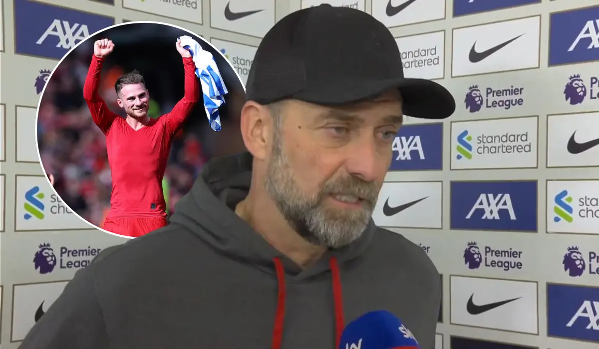 Jurgen Klopp bày tỏ sự kinh ngạc trước màn thể hiện của Mac Allister