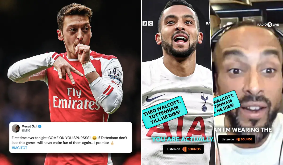 Mesut Ozil, Theo Walcott nguyện làm 'fan 20 năm' của Tottenham