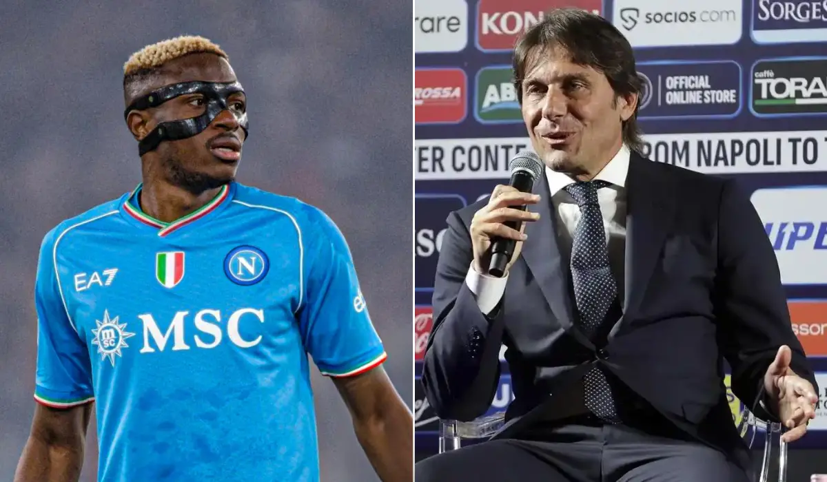 'Tôi biết rất rõ' - HLV Conte tiết lộ thỏa thuận của Osimhen tại Napoli