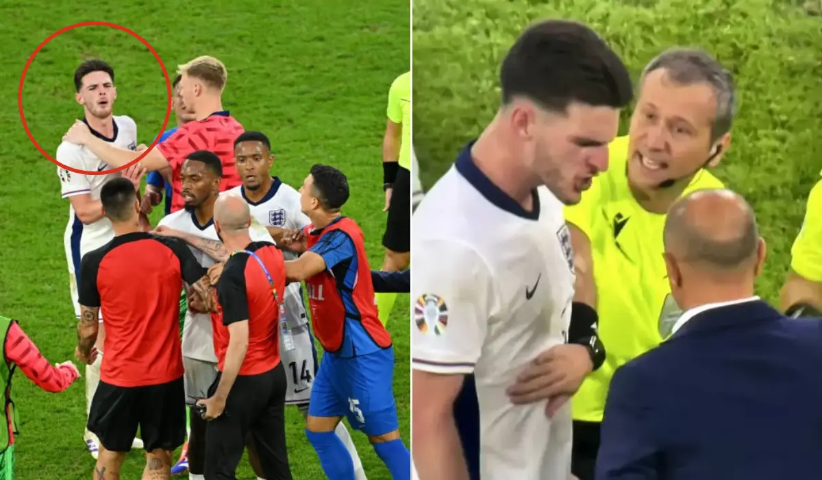 Tam sư thắng nghẹt thở, Declan Rice chửi HLV Slovakia là 'tên hói'