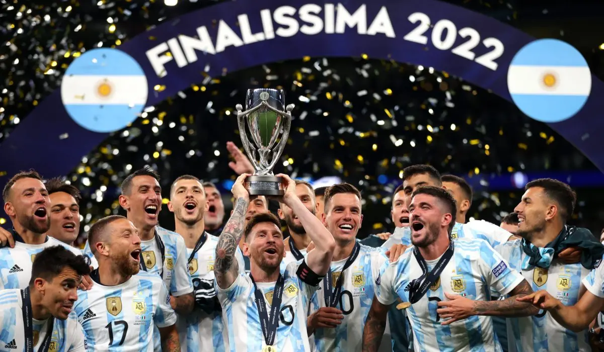 Argentina đã đánh bại ĐT Ý để lên ngôi vô địch Finalissima 2022