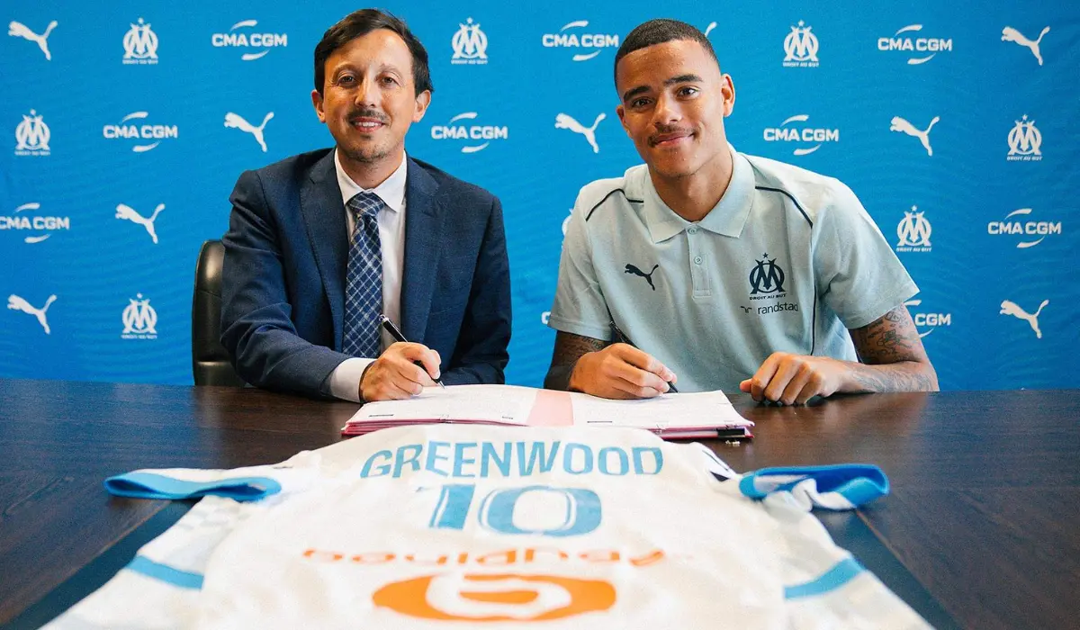 Mason Greenwood chính thức gia nhập Marseille với bản hợp đồng 5 năm.