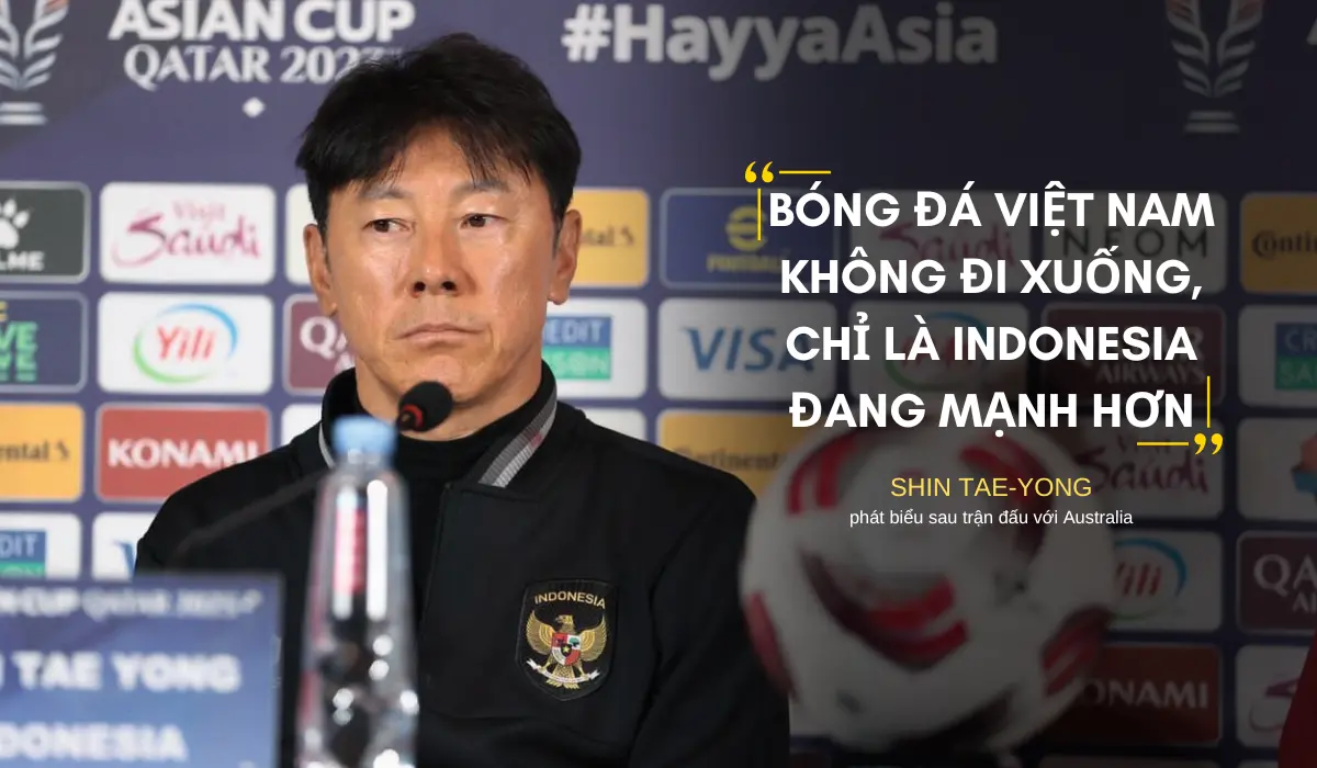 HLV Shin Tae-yong tuyên bố đanh thép về ĐT Việt Nam sau Asian Cup 2023