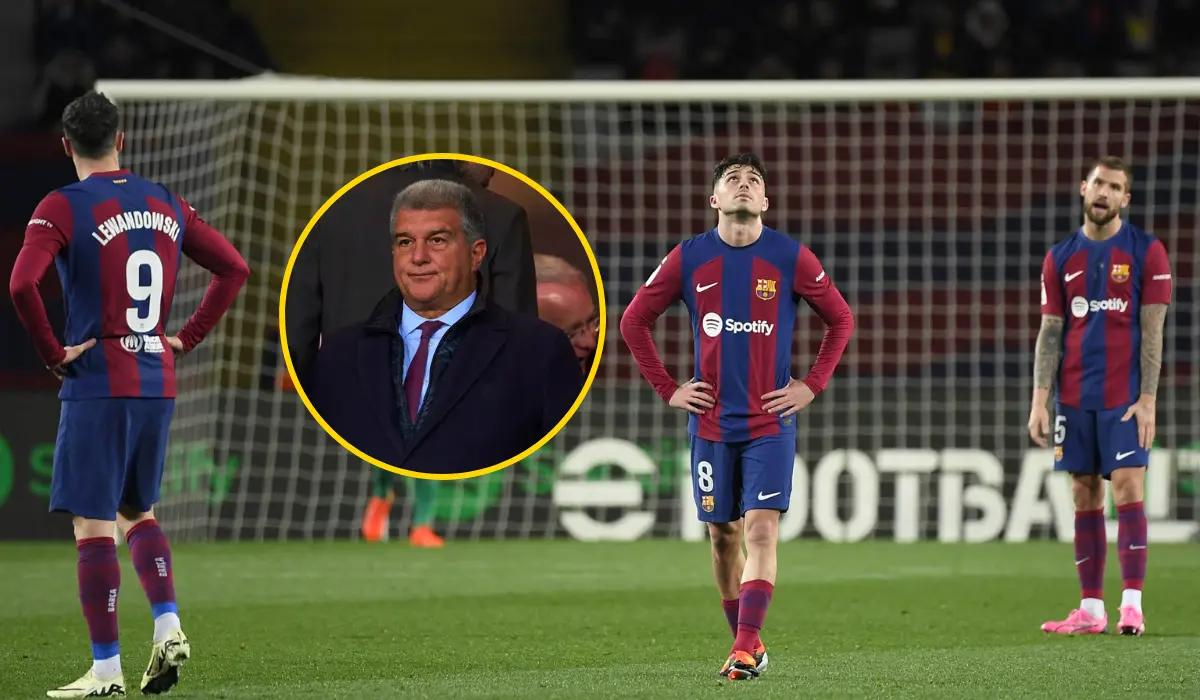 Chủ tịch Joan Laporta 'mất kiểm soát' sau trận hòa thất vọng của Barcelona