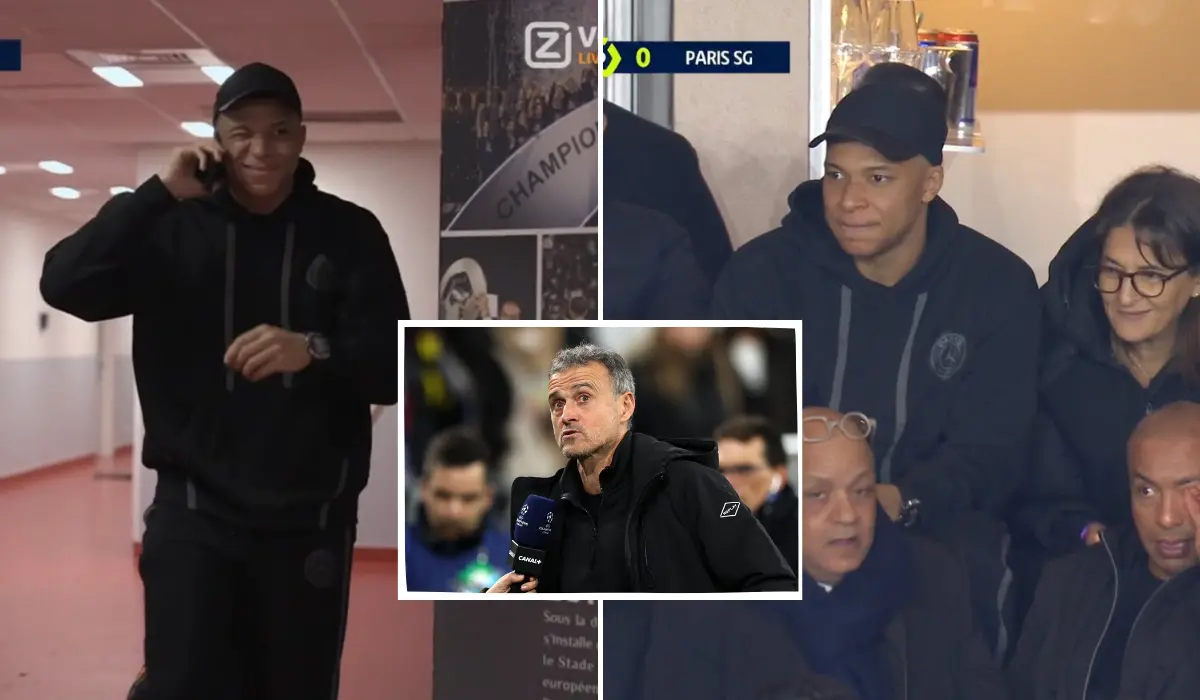 HLV Enrique thẳng thắn nói về việc Mbappe bỏ lên khán đài cùng mẹ