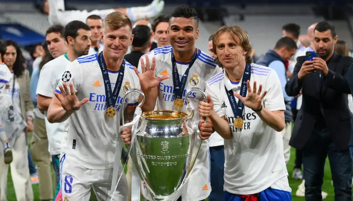 Toni Kroos Casemiro Luka Modric