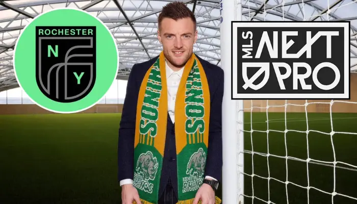 Vardy từng là cổ đông tại Rochester New York FC của MLS