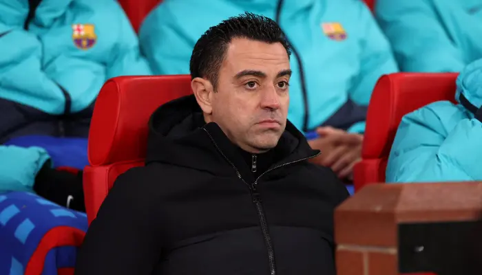 Xavi Hernandez sad