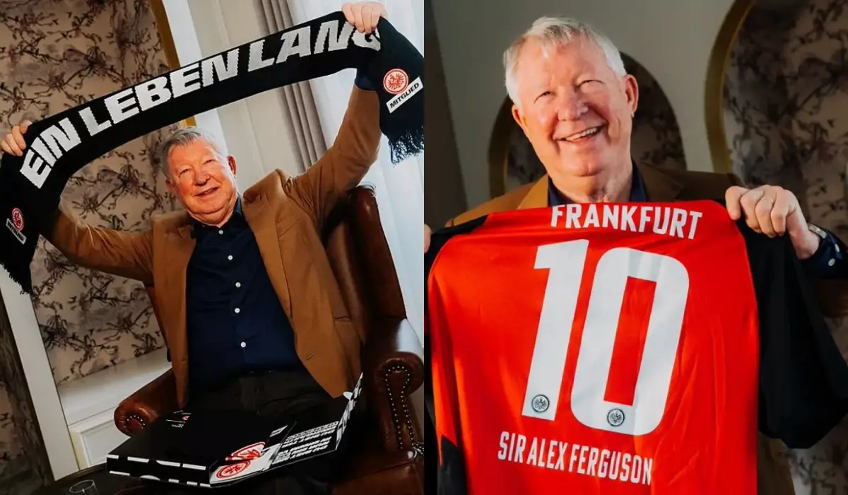 HLV huyền thoại Man Utd chính thức trở thành thành viên trọn đời của Eintracht Frankfurt