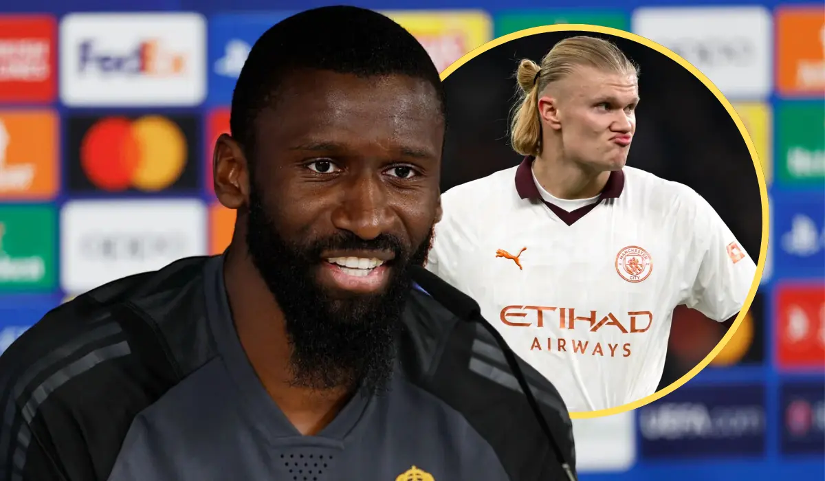 Rudiger 'hạ thấp' Haaland trước cuộc tiếp đón Man City