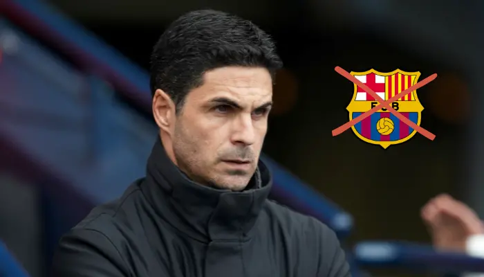 Arteta đang nhìn chăm chú