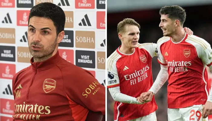 Arteta và 2 học trò Arsenal